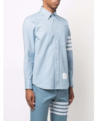 Thom Browne 4 Bar Long Sleeve Shirt