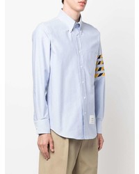 Thom Browne 4 Bar Stripe Long Sleeved Shirt