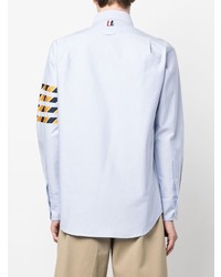 Thom Browne 4 Bar Stripe Long Sleeved Shirt