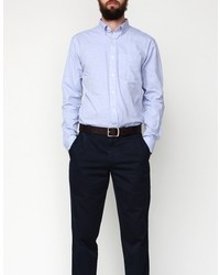 Apolis Washed Oxford Button Down In Light Blue