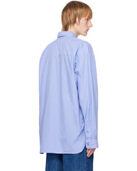 Dries Van Noten Blue Buttoned Shirt