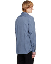 Zegna Blue Cashco Shirt