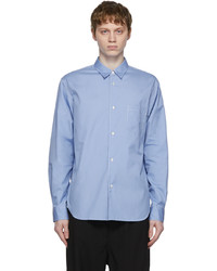 Comme des Garcons Homme Blue Contrast Stitch Shirt