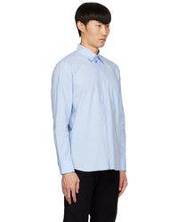 Salie 66 Blue Cotton Henry Shirt