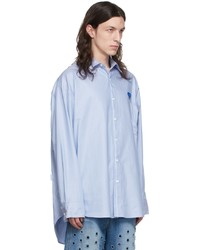 Ader Error Blue Cotton Shirt