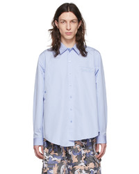 Martine Rose Blue Cotton Shirt
