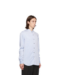 Giorgio Armani Blue Lyocell Shirt