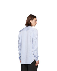 Giorgio Armani Blue Lyocell Shirt