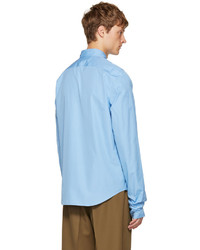Marni Blue Overlong Sleeve Shirt