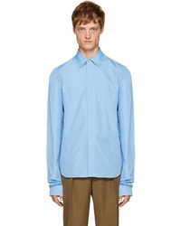 Marni Blue Overlong Sleeve Shirt