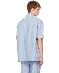 Sacai Blue Paneled Shirt