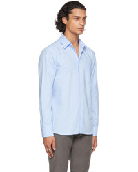 Salie66 Blue Poplin Henry Shirt