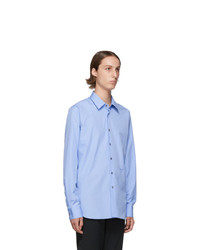 Prada Blue Poplin Shirt