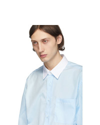 Burberry Blue Poplin Shirt