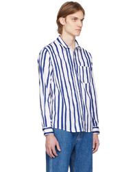 A.P.C. Blue White Mathieu Shirt