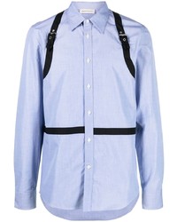 Alexander McQueen Buckle Detail Cotton Shirt