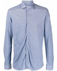 Manuel Ritz Button Front Slim Cut Shirt