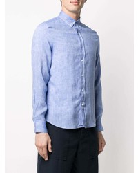 Brunello Cucinelli Button Up Linen Blend Shirt
