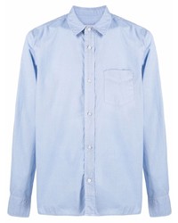 Officine Generale Buttoned Up Cotton Shirt