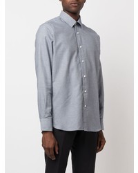 Canali Buttoned Up Long Sleeved Shirt