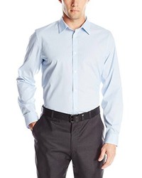 Calvin Klein Non Iron Stripe Poplin Long Sleeve Woven Shirt