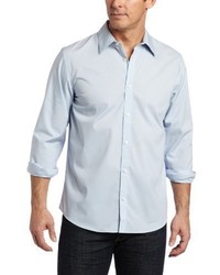 Calvin Klein Solid Button Front Woven Shirt