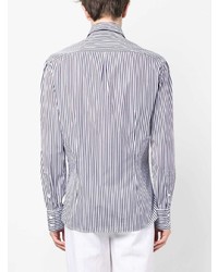 Brunello Cucinelli Candy Stripe Long Sleeve Shirt