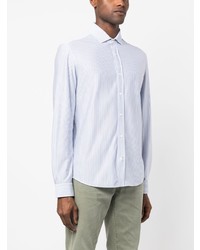 Brunello Cucinelli Candy Stripe Long Sleeve Shirt