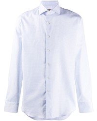 Canali Checked Cotton Shirt