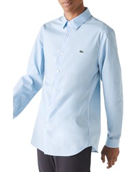 Lacoste City Slim Fit Solid Button Up Shirt
