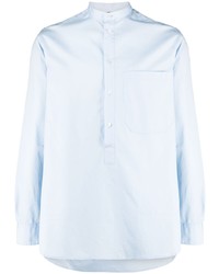 Barena Collarless Button Up Shirt