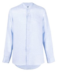 Frescobol Carioca Collarless Button Up Shirt