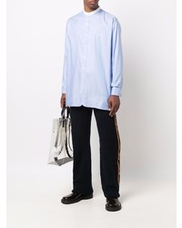 Maison Margiela Contrasting Collar Long Sleeve Shirt