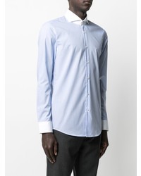 BOSS HUGO BOSS Cotton Contrasting Trim Shirt