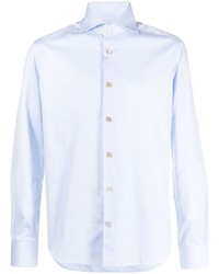 Kiton Cotton Spread Collar Shirt