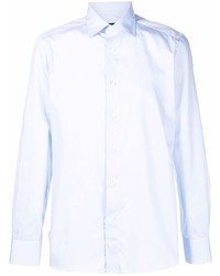 Ermenegildo Zegna Cutaway Collar Button Front Shirt