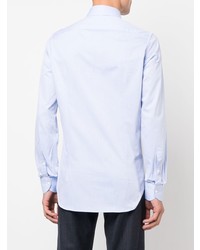 Canali Cutaway Collar Cotton Shirt