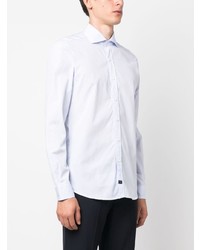 Fay Cutaway Collar Cotton Shirt
