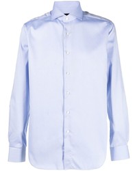Dell'oglio Cutaway Collar Cotton Shirt
