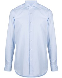 Xacus Cutaway Collar Poplin Shirt