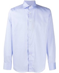 Canali Embroidered Fitted Shirt