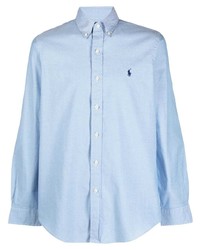 Ralph Lauren Collection Embroidered Logo Button Up Shirt