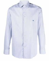 Etro Embroidered Logo Button Up Shirt