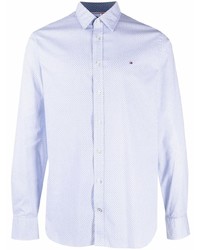 Tommy Hilfiger Embroidered Logo Button Up Shirt