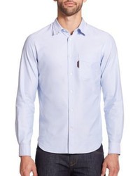 Façonnable Faconnable Solid Cotton Sportshirt
