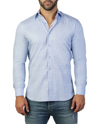 Maceoo Fibonacci Regular Fit Cotton Button Up Shirt