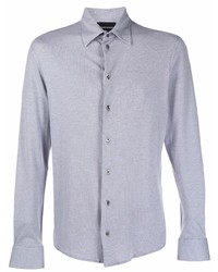 Emporio Armani Fine Stripe Print Shirt
