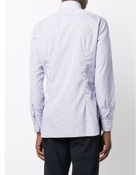 Barba Fine Vertical Stripe Shirt