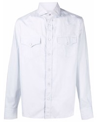 Brunello Cucinelli Flap Pocket Cotton Shirt
