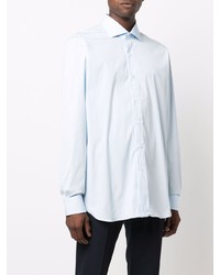 Barba French Collar Long Sleeve Cotton Shirt